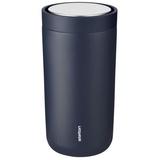 Stelton To Go Click Thermobecher 200 ml marineblau aus doppelschichtigem Stahl