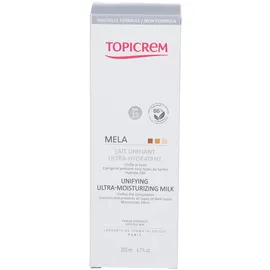 Topicrem MELA feuchtigkeitsspendende Milch SPF15 200 ml