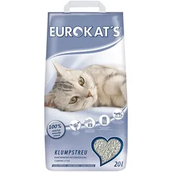 Eurokats 20L Klumpstreu blau Papierbeut.