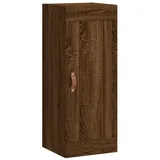 vidaXL Wandschrank Braun Eichen-Optik 34,5x34x90 cm Holzwerkstoff