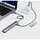 Manhattan 181167 USB-Hub 4+3 Port USB-C®, USB-A USB 3.2 Gen2 10 GBit/s mit USB-C® Stecker, mit Aluminiumgehäuse Space Grau 7-Port