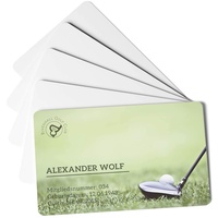 Durable Duracard Standard, bedruckbare Ausweiskarten, 100 Stück, weiß,
