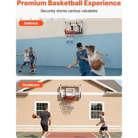Vevor Basketballkorb Schwarz 111,76 x 100 cm