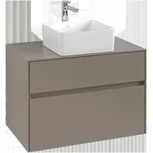 Villeroy & Boch Waschbeckenunterschrank 2 Auszüge 80 x 54,8 x 50 cm Cashmere Grey
