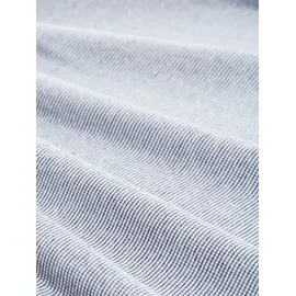 Tom Tailor Henley Langarm-T-Shirt Offwhite Navy Small Stripe XS