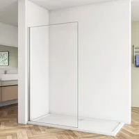 100x200cm Duschabtrennung Walk In 8mm Nano Esg Klarglas Duschtrennwand Höhe 200cm