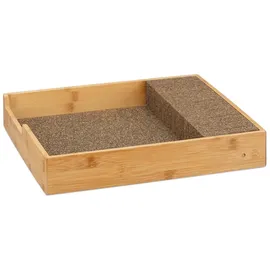 Relaxdays XL Messer-Schubladeneinsatz braun 1 St.