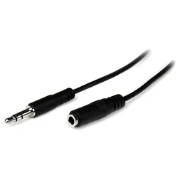 StarTech.com 1m Slim 3,5mm Klinken Stereo Verlängerungskabel