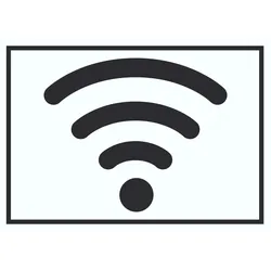 Free Wlan Hotspot Symbol Schild A0 (841x1189mm)