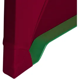 Beautissu Tischhusse Victoria Bordeaux 220 x 50 cm 3tlg
