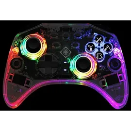 deltaco GAM-149-T Controller transparent Nintendo Switch / PC