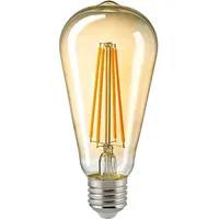 Sigor LED-Filament-Lampe Edison-Form goldfarben E27/7W 720 lm 2400K