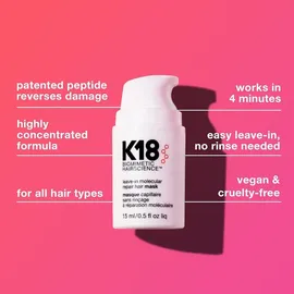 K18 Leave-In Molecular Repair Hair Mask 15 ml