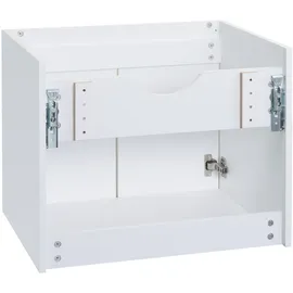 Mendler Waschbeckenunterschrank 2 Türen 59 x 48 x 45,5 cm Weiß