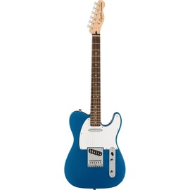 Fender Squier by Fender Affinity Series Telecaster, E-Gitarre, Lorbeergriffbrett, Weiße Schlagplatte, Placid Blue
