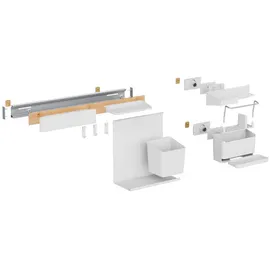 Tesa Küchen-Organizer Kombi Set XL weiß 86,5 x 14,0 x 34,0 cm