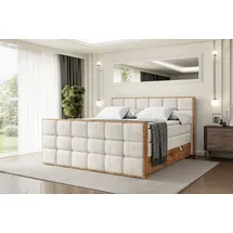 altdecor Boxspringbett 180 x 200 cm H3 Beige