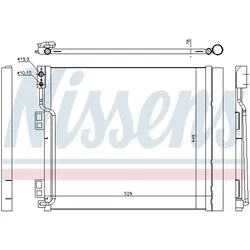 NISSENS Klimakondensator für Nissan Nv200 / Evalia 940386