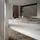 lookway Saphira Silber Marmor 100 x 40 cm
