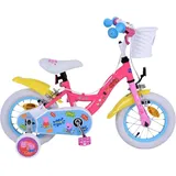 Volare Kinderfahrrad Peppa Pig 12 Zoll Kinderrad in Pink