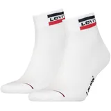 Levi's LEVIS MID CUT SPRTWR LOGO Sneakersocken 2er Pack Weiß 43-46