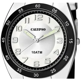 Calypso Herrenuhr Kautschuk Schwarz - Quarz, Wasserdicht 10 ATM - Herrenuhr Casual - K5753/5 Street Style