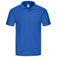 FRUIT OF THE LOOM Original Polo 63-505-0 Herren Baumwoll Poloshirt, royal, 2XL