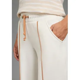 LAURA SCOTT Sweathose Regular Weiß 42