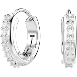 Swarovski Creolen Matrix Kreolen, Rundschliff, Weiß,