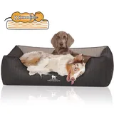 Knuffelwuff Hundebett Outback XXL 120 x 85 cm schwarz/grau