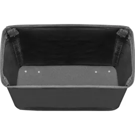 Wenko Corno Schwarz, Rollen und Griffen, aus Polyester, Fassungsvermögen 43 Liter