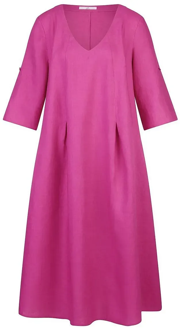 Kleid V-Ausschnitt Emilia Lay pink, 40