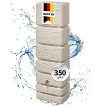 4rain Slim Stone Decor Wandtank 350 l sandbeige