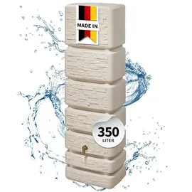 4rain Slim Stone Decor Wandtank 350 l sandbeige