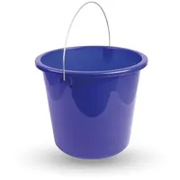 ProHome Eimer Inkl. Metallbügel Dunkelblau 5 Liter, 1er Pack
