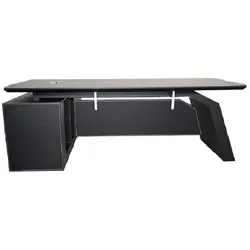 Schreibtisch PITTSBURGH schwarz Bueromoebel Chef Schreibtisch