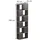 Vicco Raumteiler Eneos 60 x 186 x 24 cm Braun