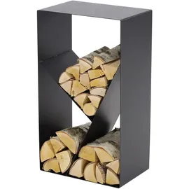 Magnus Kaminholzregal R122 Stahl 45 x 30 x 80 cm Schwarz