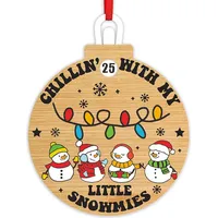 Holz Weihnachten Anhänger Runde Advent Kalender 25 Tage Weihnachten Countdown Hängen Ornament für Home Festliche Dekor H