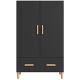 vidaXL Highboard Schwarz 70x31x115 cm Holzwerkstoff