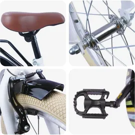 vidaXL Kinderfahrrad 18 Zoll weiß