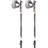 LEKI Traveller Carbon Stöcke - Dark Anthracite / Light Anthracite / White / Lime - 90-130 cm