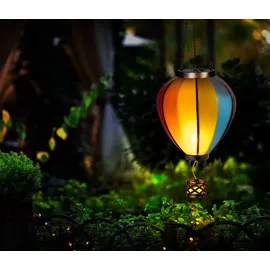 NORTHPOINT Laterne Kunststoff/Metall 14x48x14 cm Solar LED