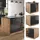Vicco Kochinsel Fame-Line 90 x 82 x 60 cm Anthrazit