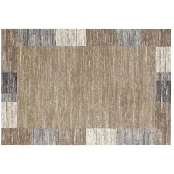 meinTeppich Kurzflorteppich  Sofi Star , beige , Synthetische Fasern , Maße (cm): B: 140