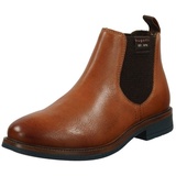 BUGATTI Herren Ladano Chelsea-Stiefel, Cognac, 44 EU - 44 EU