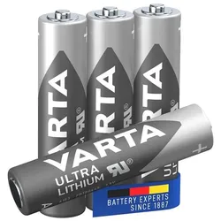 Varta 4er-Pack Batterien »ULTRA LITHIUM« Micro / AAA / CR03