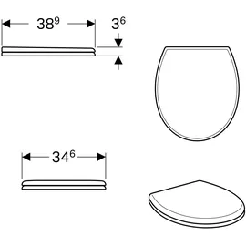 Geberit Bambini WC-Sitz Weiß