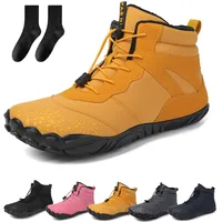 Wasserfest Barfussschuhe Damen Herren Herbst, Winter Barfußschuhe für Damen und, Minimalistische Barfußschuhe für den (Gelb-B, Erwachsene, 44, Numerisch, EU Schuhgrößensystem, M) - 44 EU