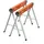 Bora Arbeitsbock Holz/Stahl 970 x 760 mm beige/orange